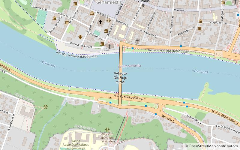 Vytautas-Magnus-Brücke location map