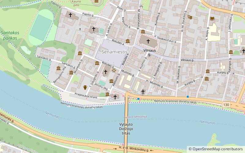 Old Kaunas Ducal Palace location map