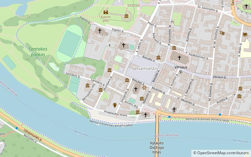 Zabieliai Palace location map