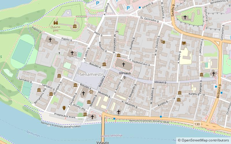 Kauno galerija location map