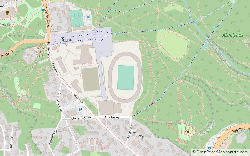 Darius and Girėnas Stadium location map