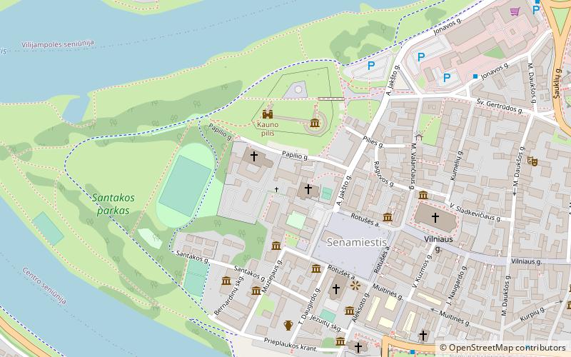 Kaunas Priest Seminary location map