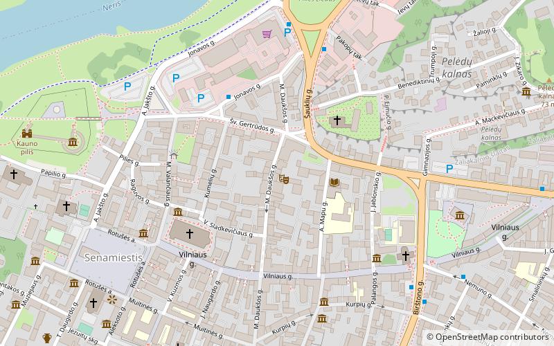 Kaunas Dance Theatre Aura location map