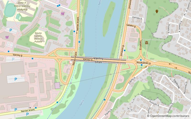Varniai Bridge location map