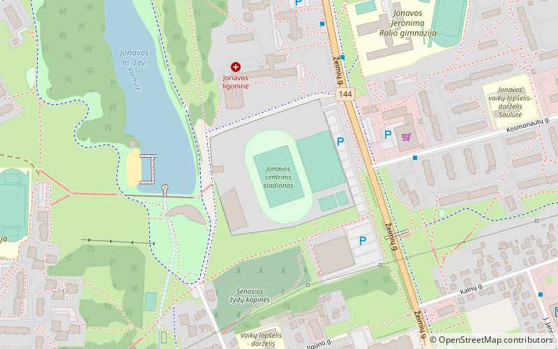 Zentralstadion Jonava location map