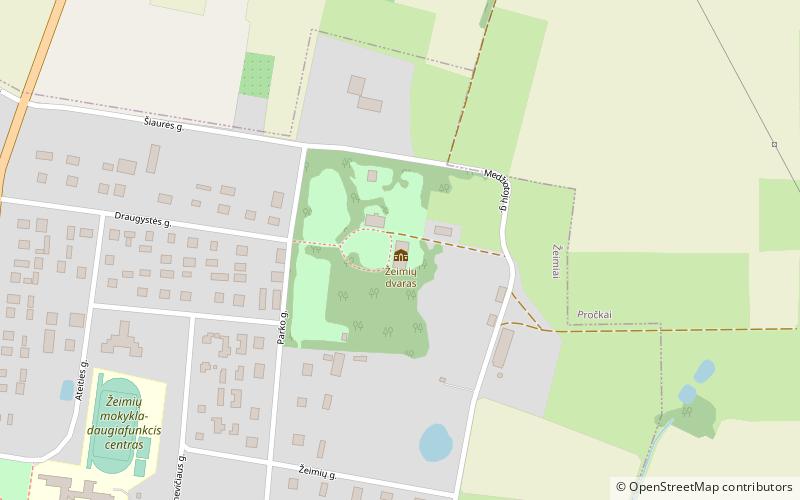 Žeimiai Manor location map