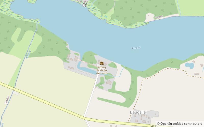 Siesikai Castle location map