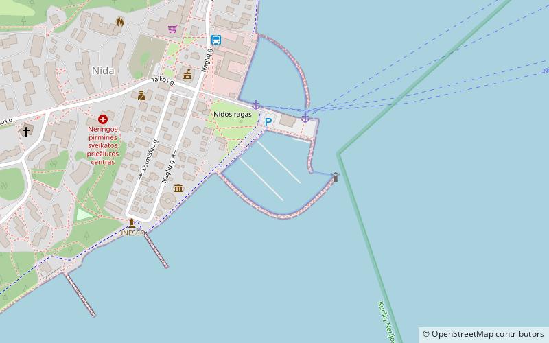 Port of Nida location map