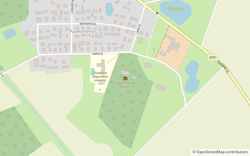Pavermenys Manor location map