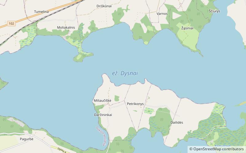 Dysnai location map