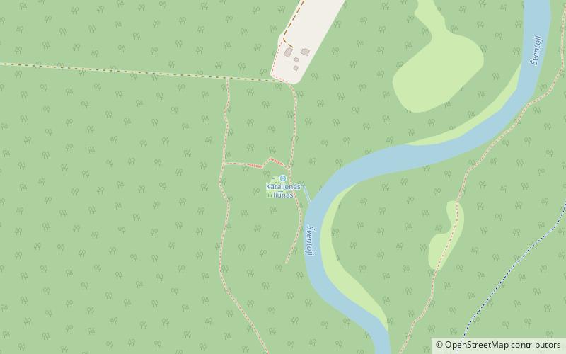 Karalienės liūnas location map