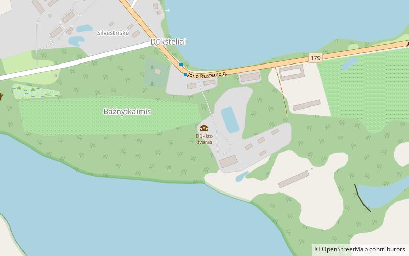 Dūkštas Manor location map