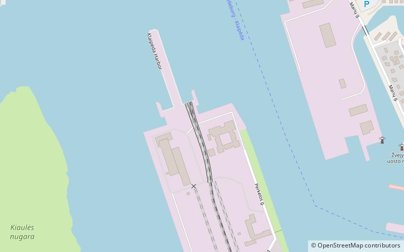 Port morski location map