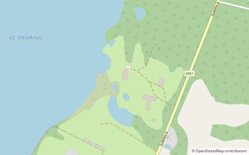 Vasaknai Manor location map