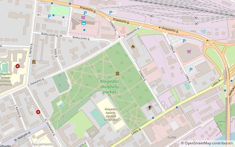 Skulptūrų parkas location map