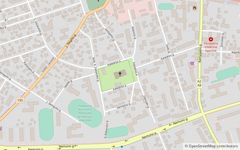 Panevėžio Kristaus Karaliaus katedra location map