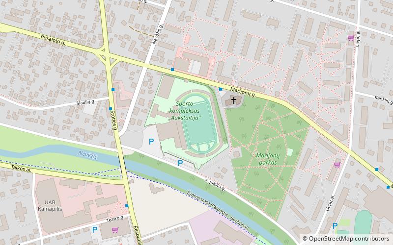 Stadion Auksztocki location map