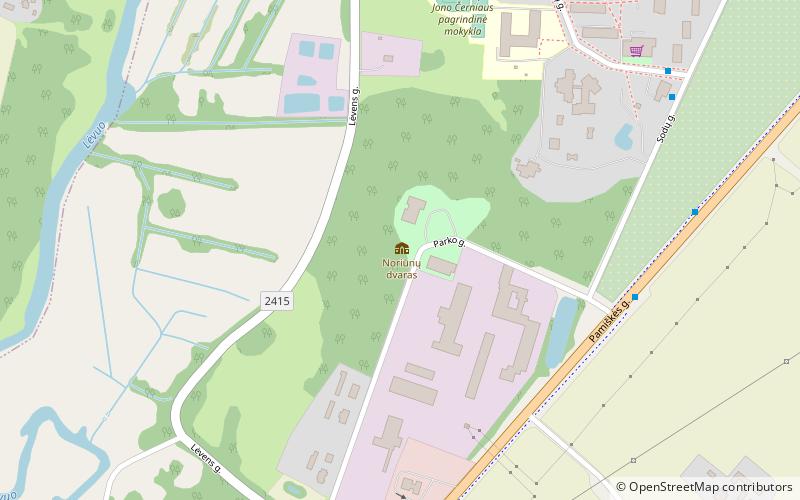 Noriūnai Manor location map