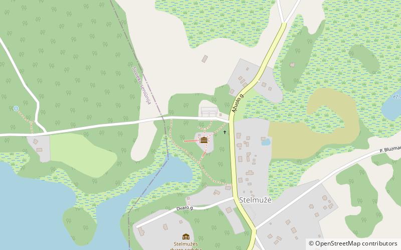 Stelmužės ąžuolas location map