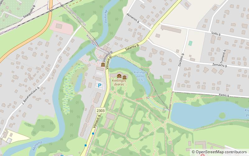 Kretinga Museum location map
