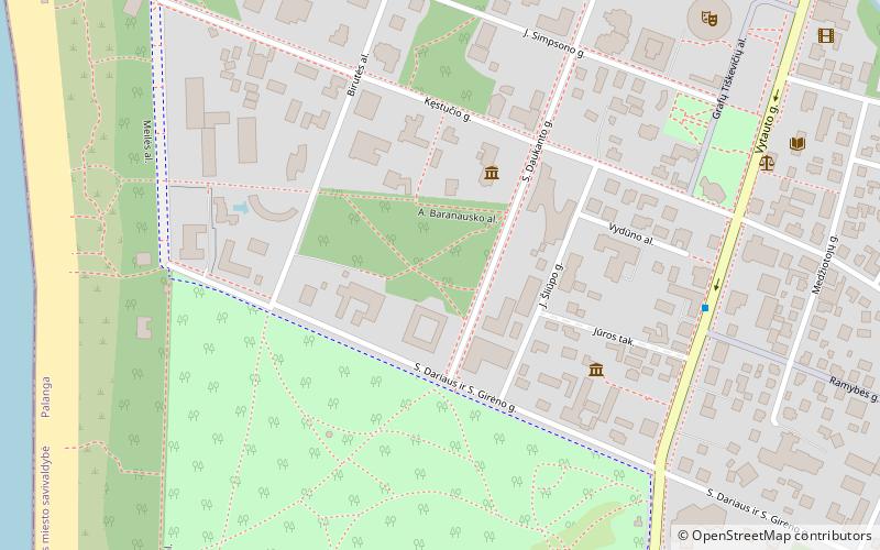 Palangos pasakų parkas location map