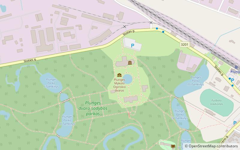 Plungė Manor location map