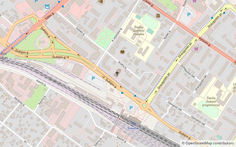Šiaulių Šv. Jurgio bažnyčia location map