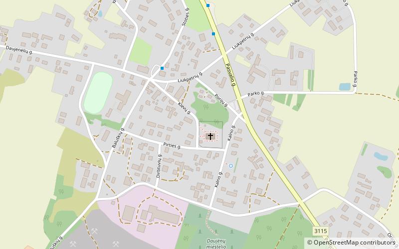 Daujėnų Švč. Jėzaus Vardo bažnyčia location map