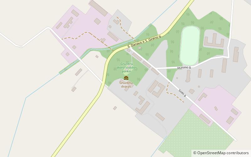 Gruzdžiai Manor location map