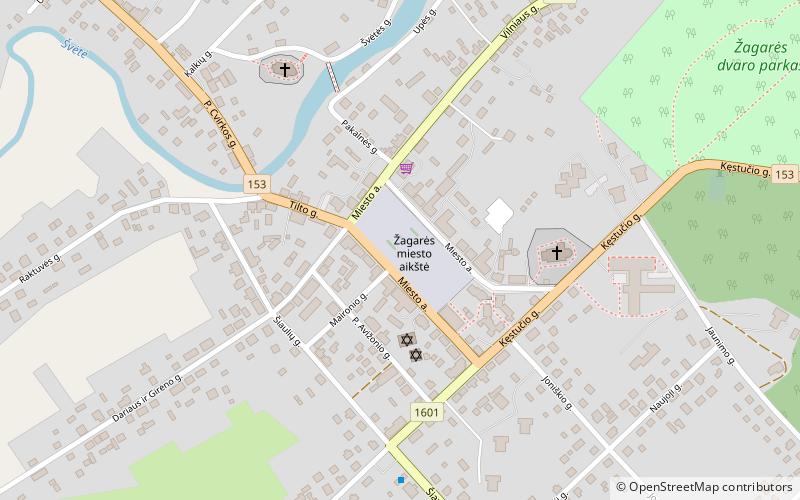 Žagarė location map