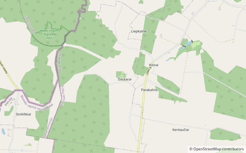Dautarai Manor location map
