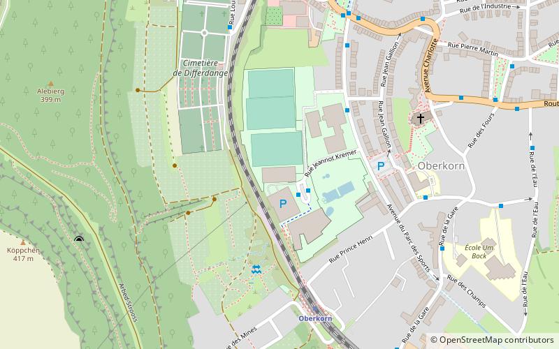 Stade Municipal de la Ville de Differdange location map