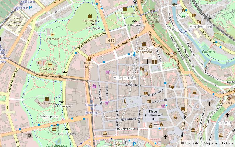 Börse Luxemburg location map