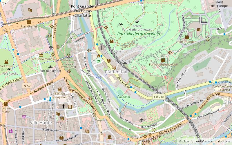 Pfaffenthal location map