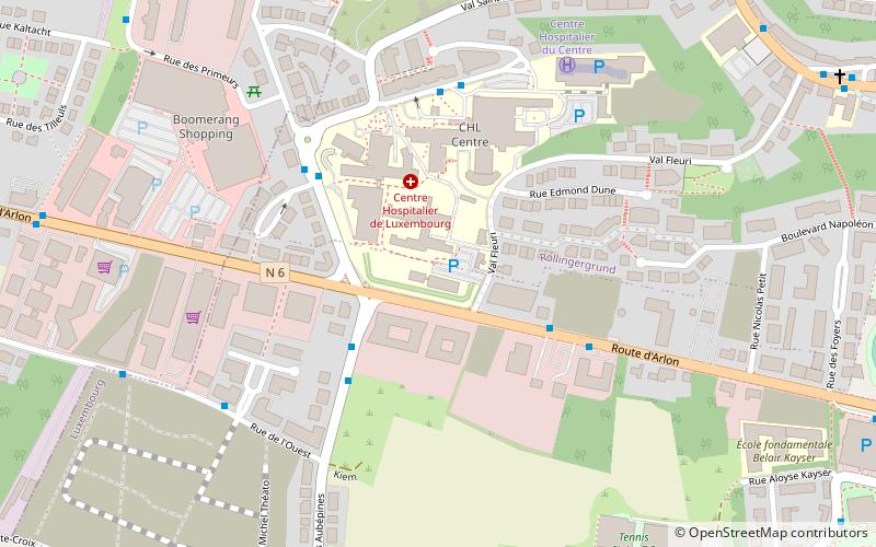 Rollingergrund / Belair-Nord location map