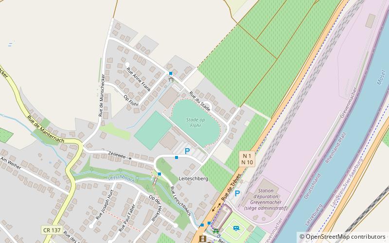 Op Flohr Stadion location map