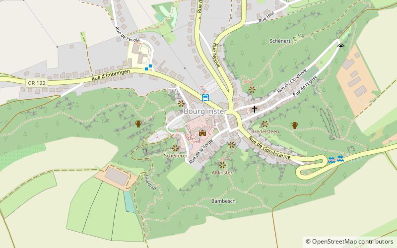 Bourglinster location map