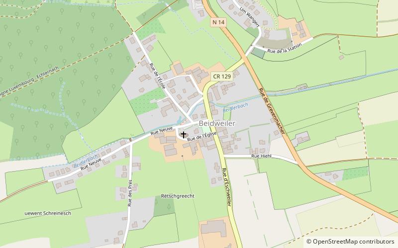 Beidweiler location map