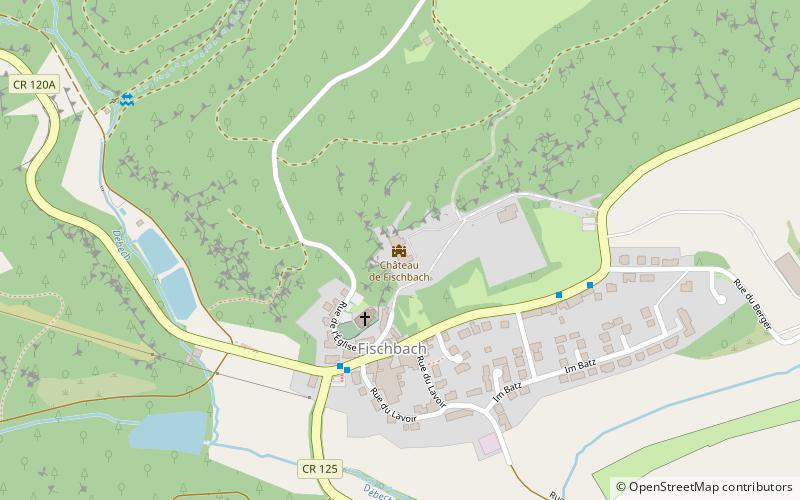 chateau de fischbach location map
