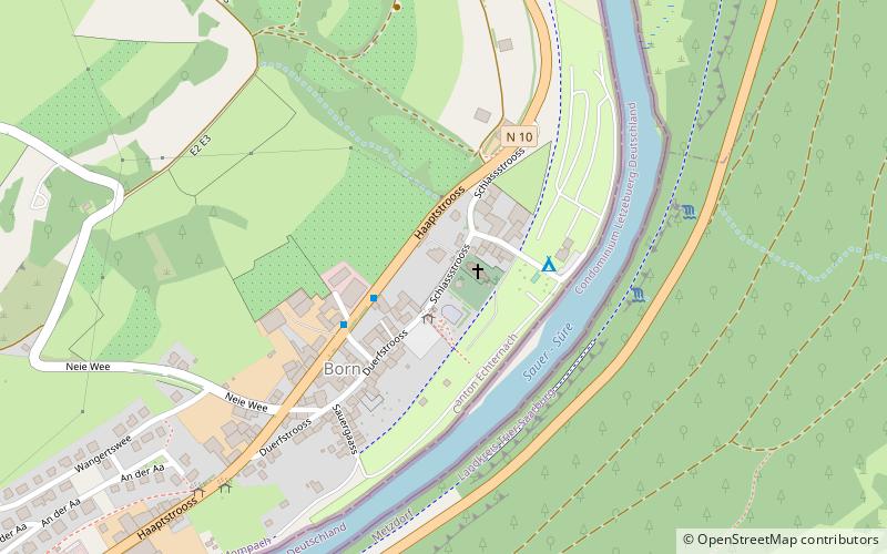 Schloss Born location map