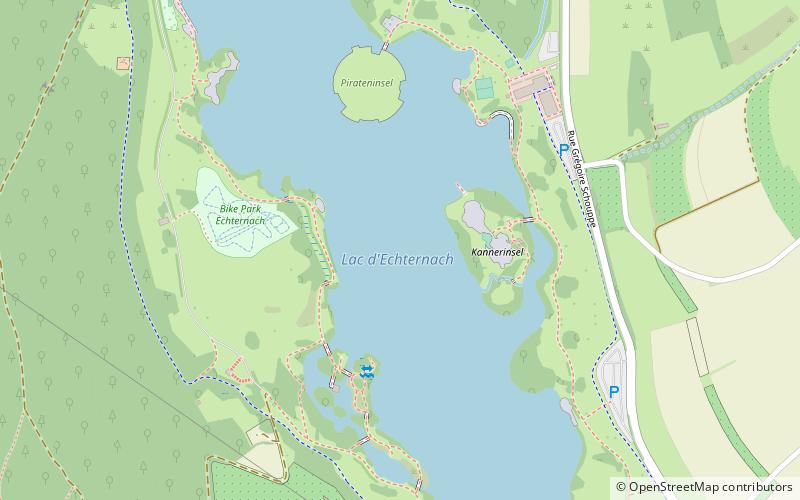 lac dechternach location map