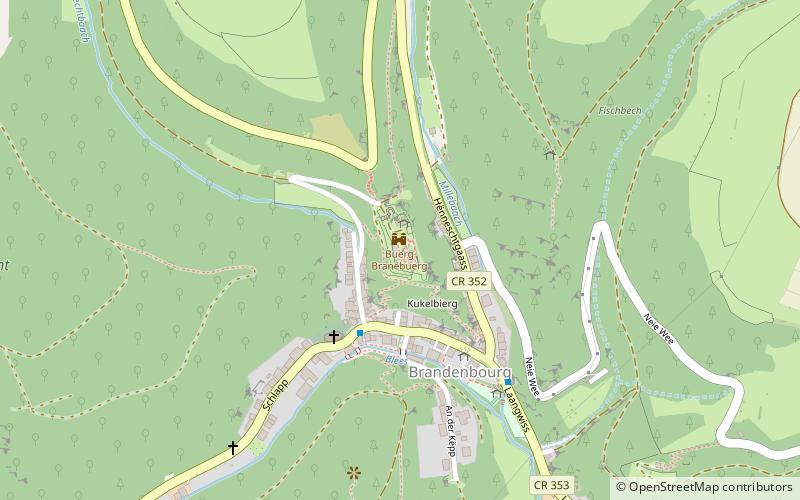 Brandenbourg Castle location map