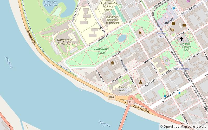 daugavpils novadpetniecibas un makslas muzejs location map