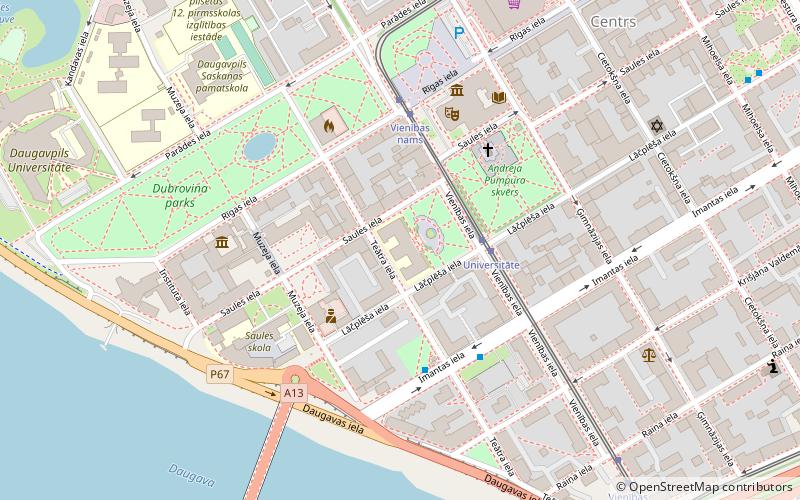 Uniwersytet Dyneburski location map