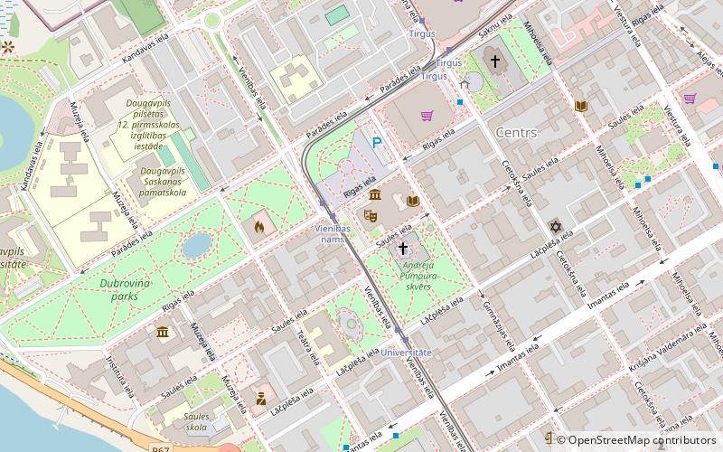 daugavpils teatris location map