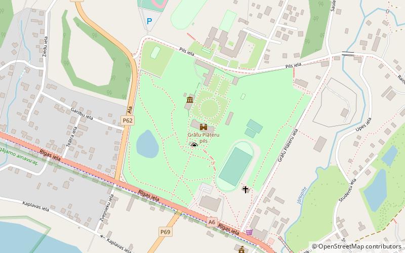 Krāslava New Palace location map