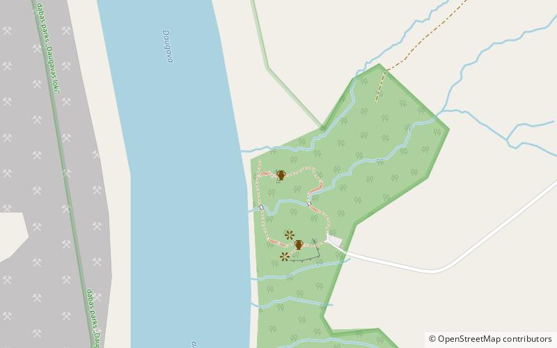 Dinaburga Castle location map