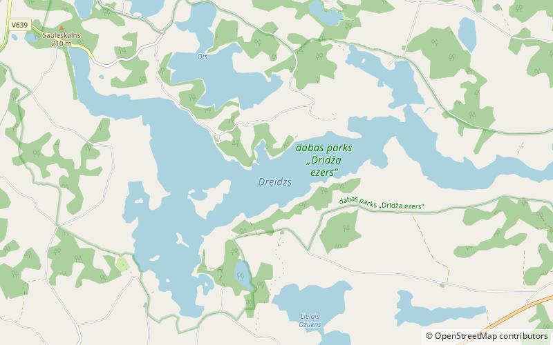 Lake Drīdzis location map