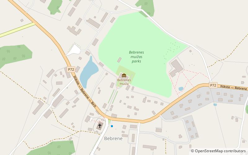 Bebrene Manor location map
