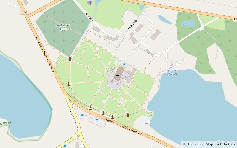 Basilique d'Aglona location map